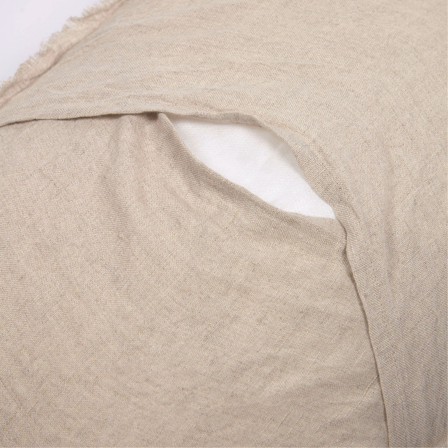 Draupadi Cushion Cover 100% Linen Beige 30x50cm