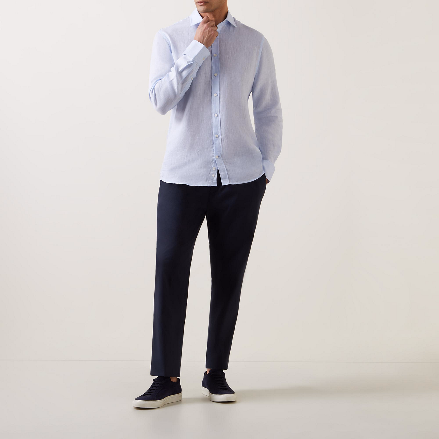 Regular Fit Linen Shirt