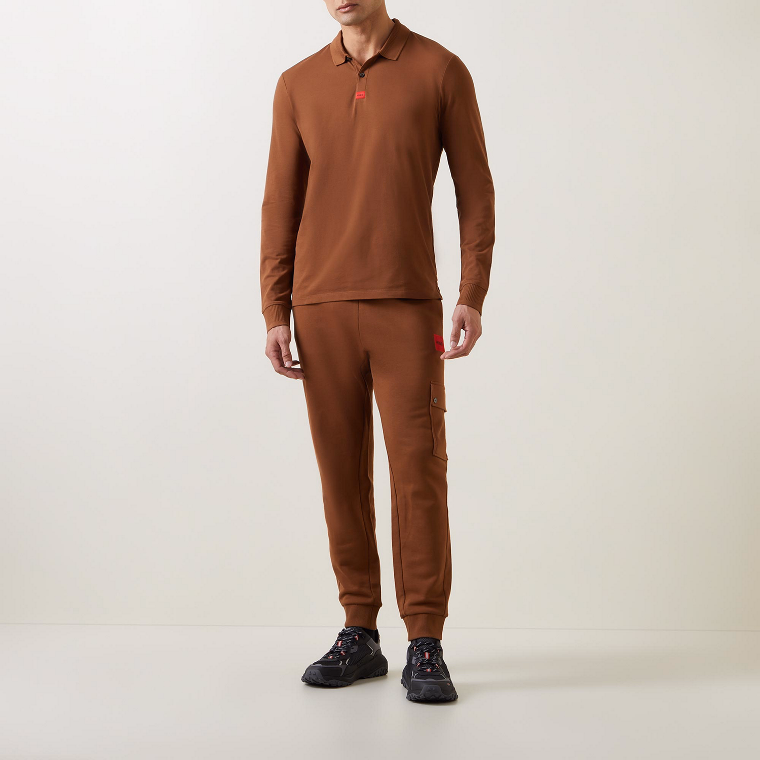 Deresolo Long Sleeve Polo Shirt