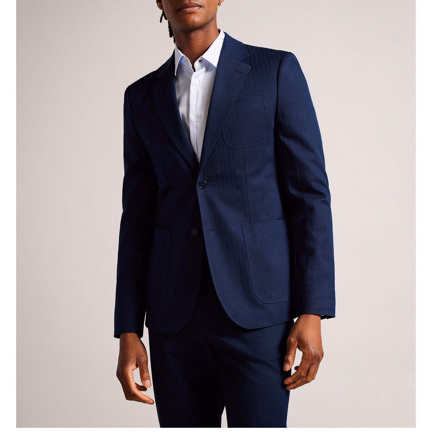 Shakerj Slim Fit Cotton Linen Jacket