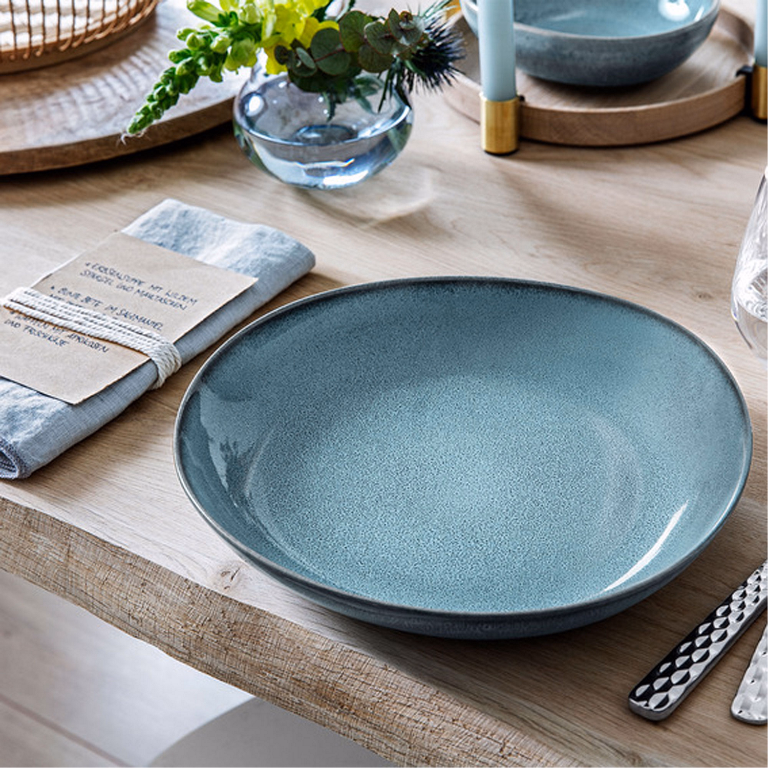 Lave Glace Bowl Flat 28x27x4.3cm