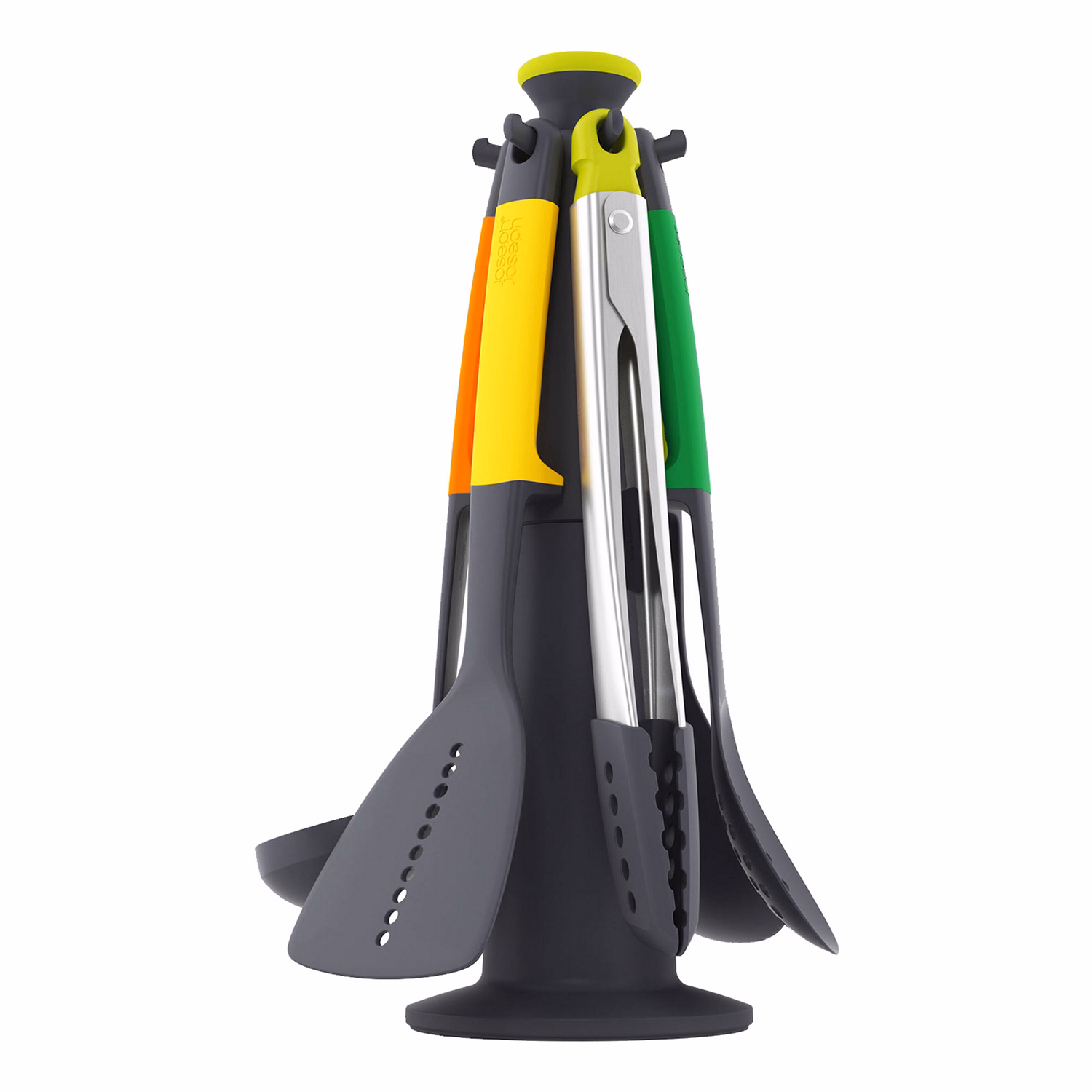 Elevate 6 Piece Utensils Carousel with Tongs