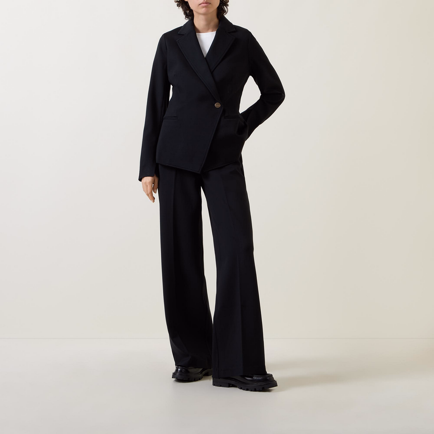 Ponte Asymmetric Jacket