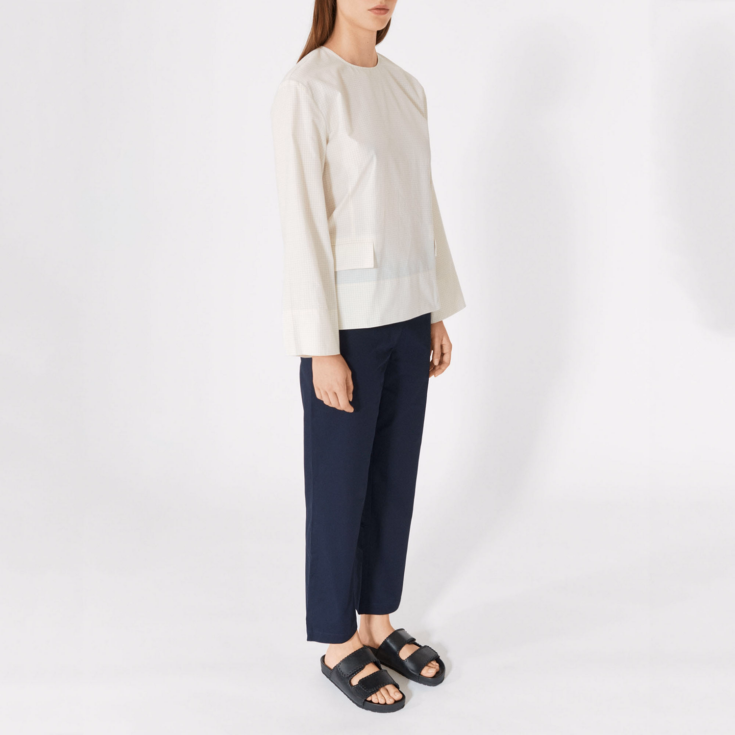 Coppola Corduroy Tailored Cropped Trousers