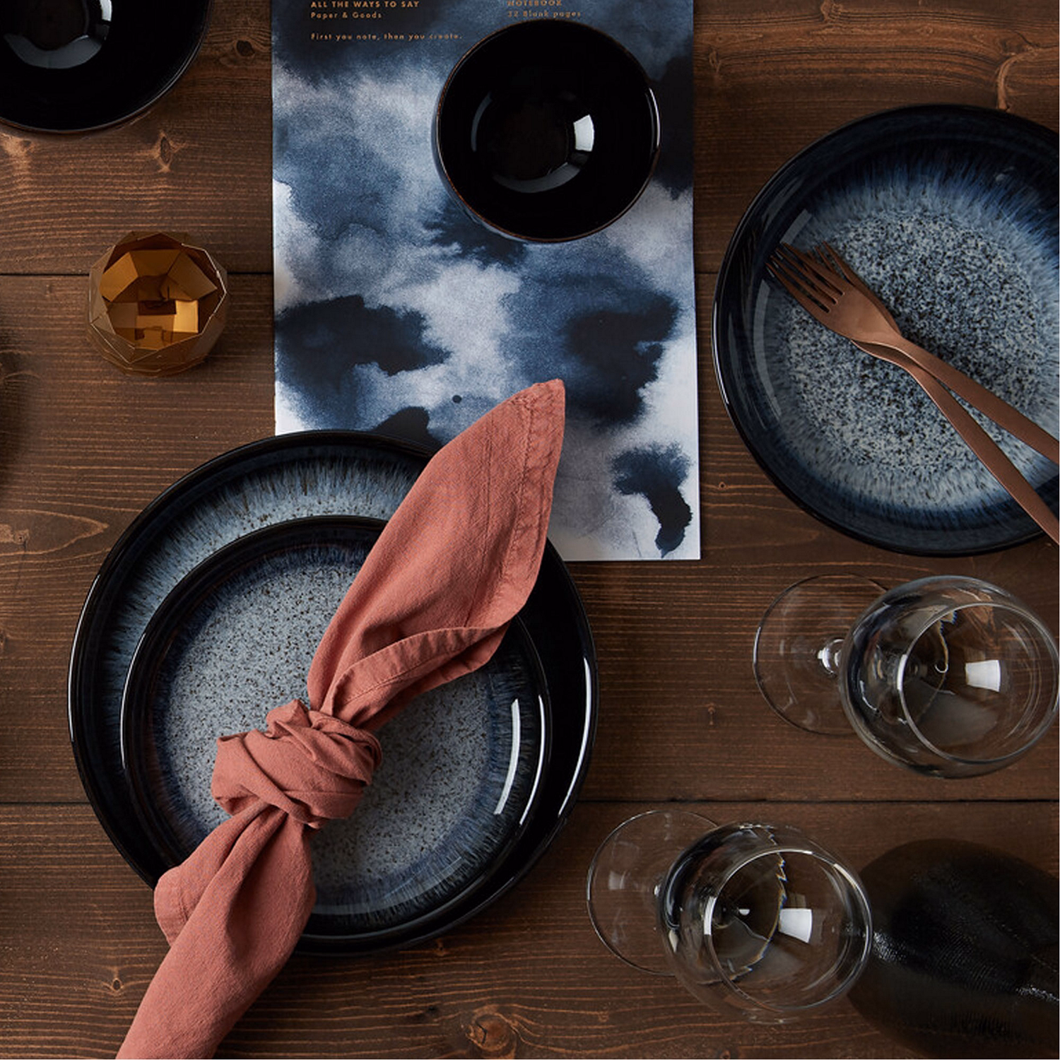 Halo Set of Four Coupe Dinner Plates