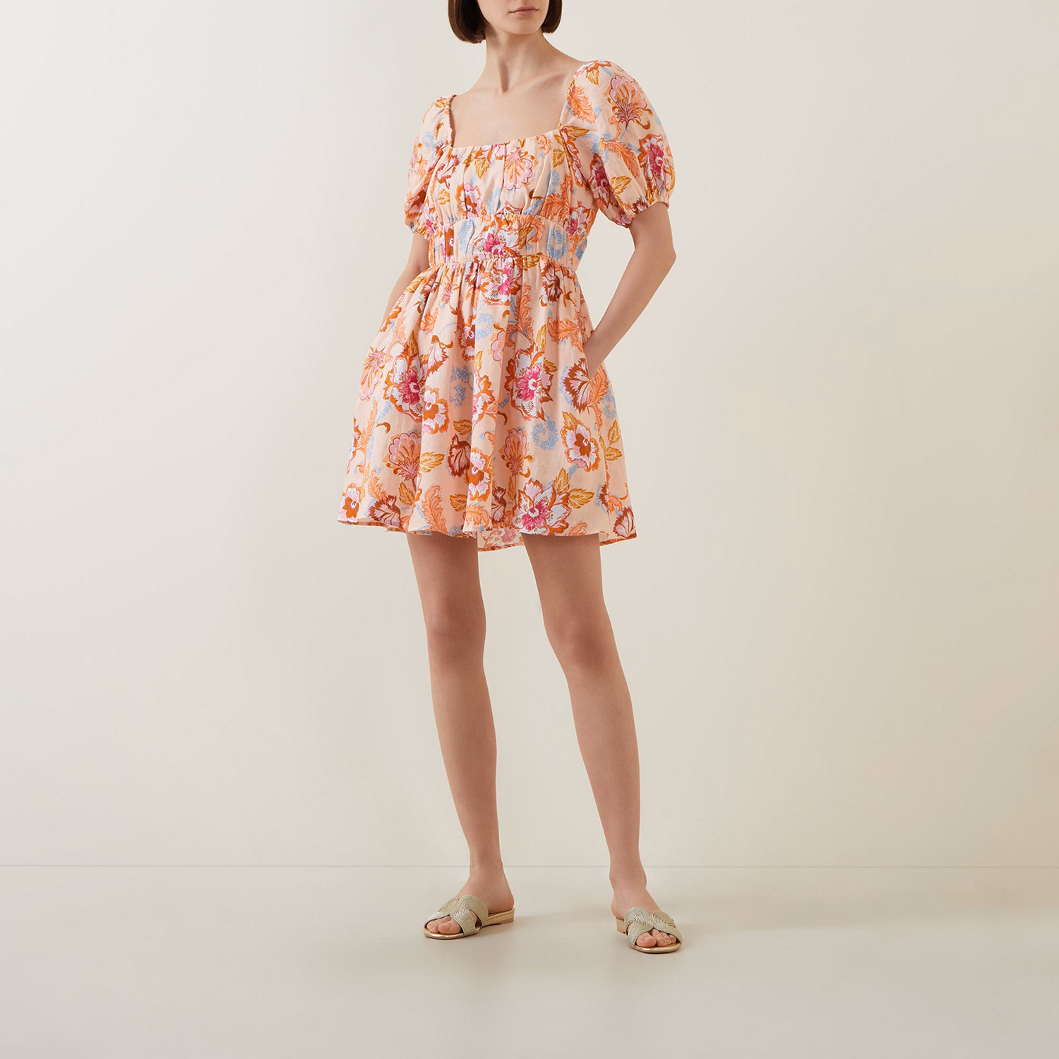 Spring Festival Flared Dress