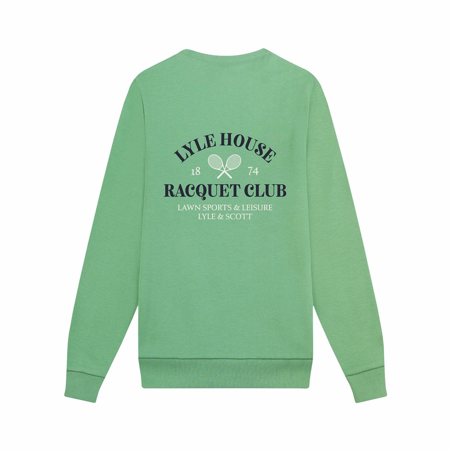 Racquet Club Print Sweatshirt