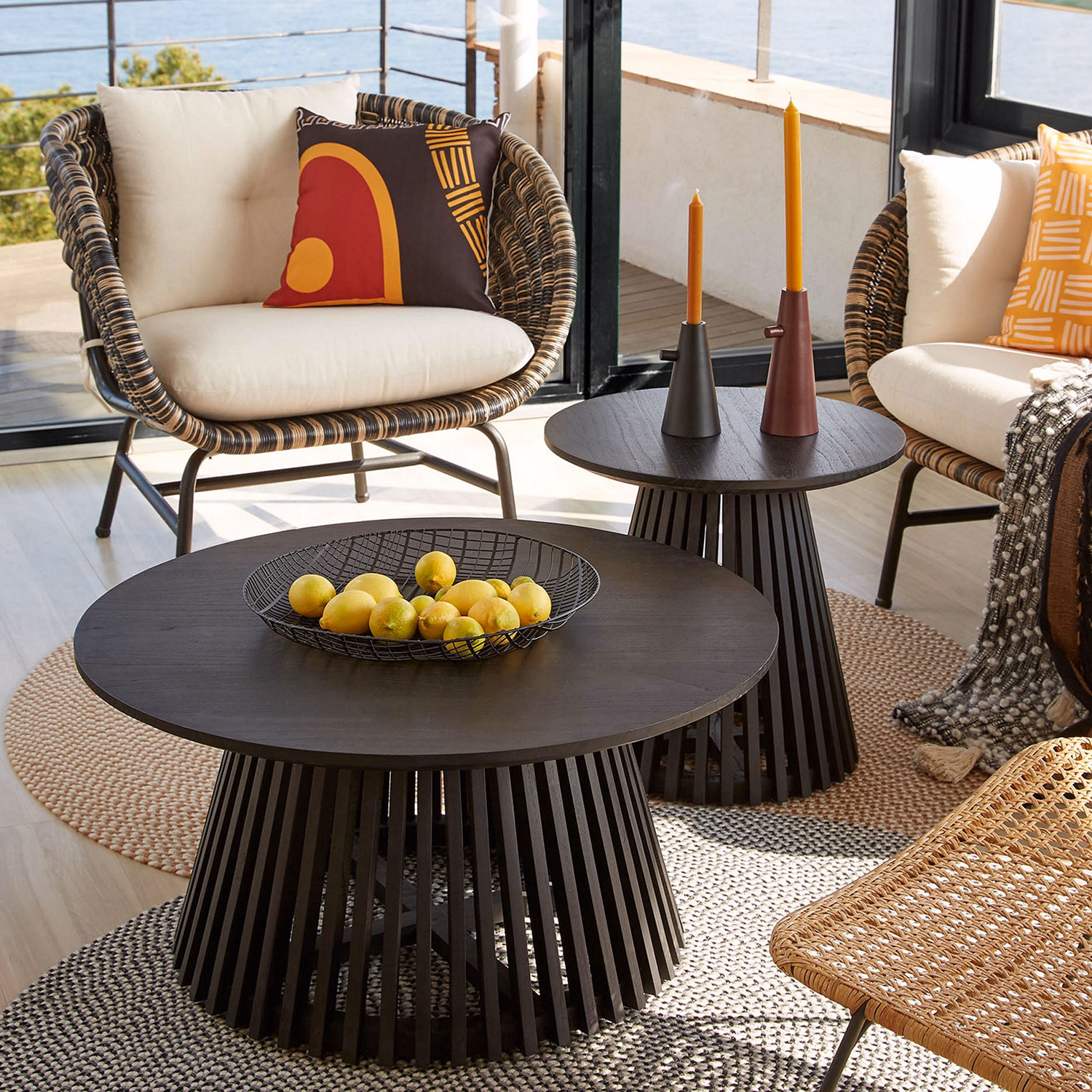 Jeanette Coffee Table ?80cm Black