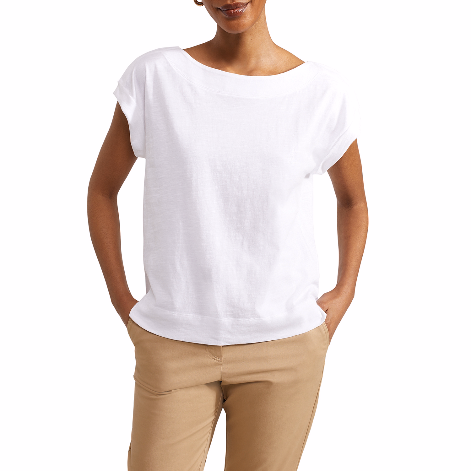 Alycia Cotton Slub T-Shirt