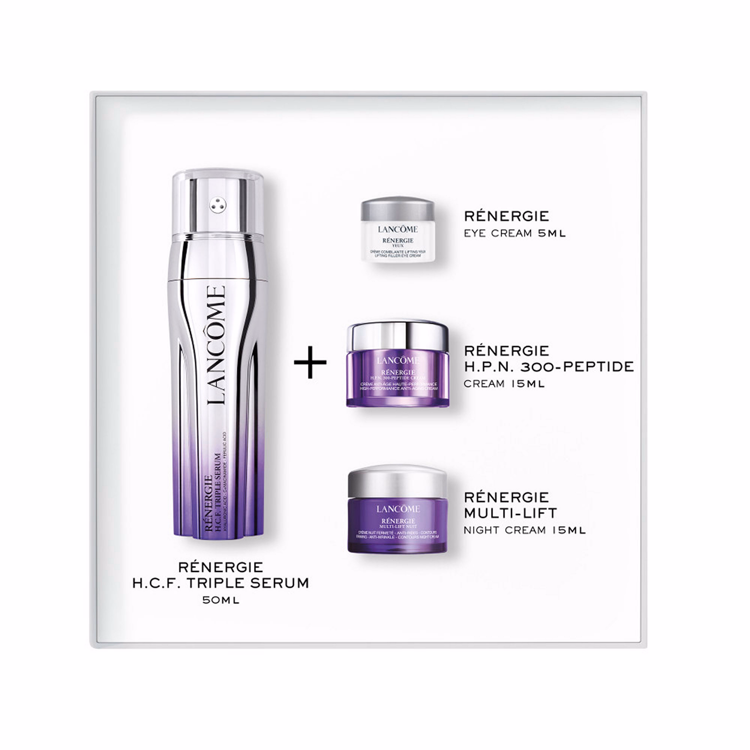 Renergie H.C.F Triple Serum 50ml Routine Gift Set