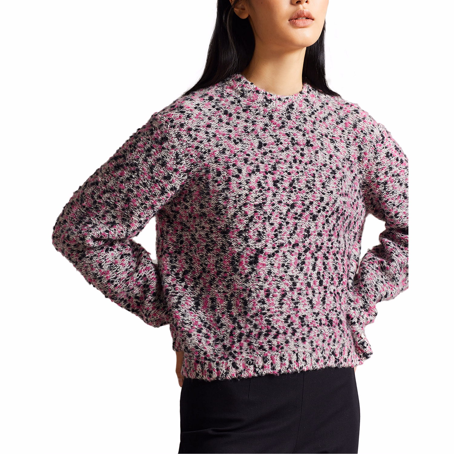 Bbetsy Engineered Cropped Sweater