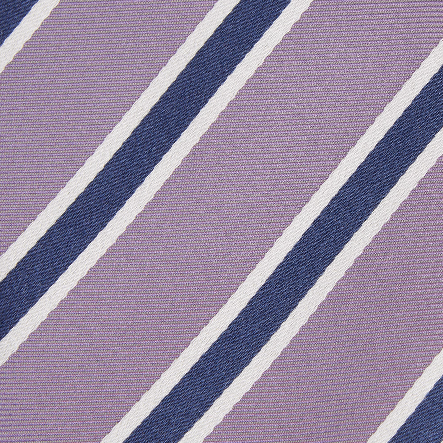 Diagonal Striped Silk Tie