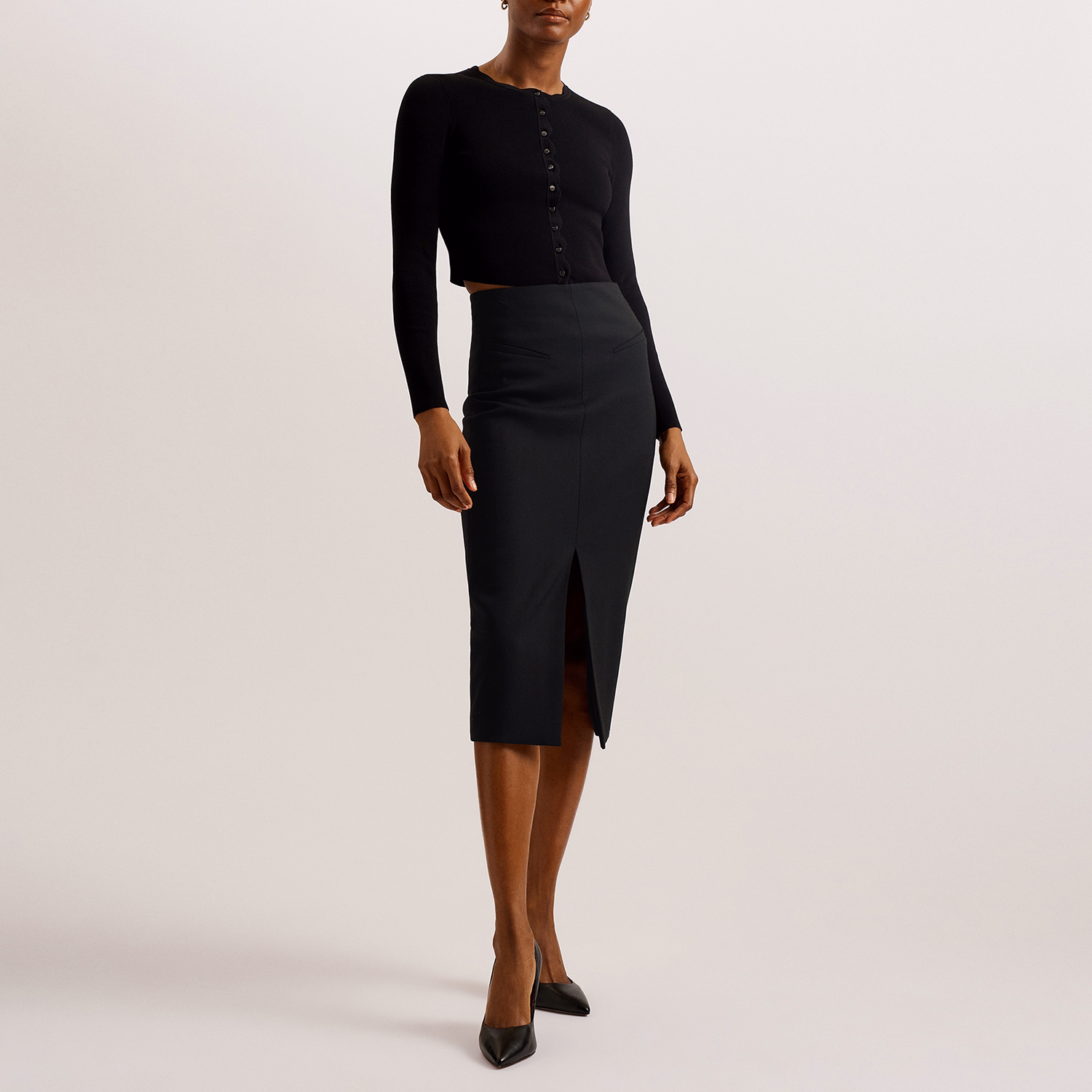 Tailored Pencil Skirt