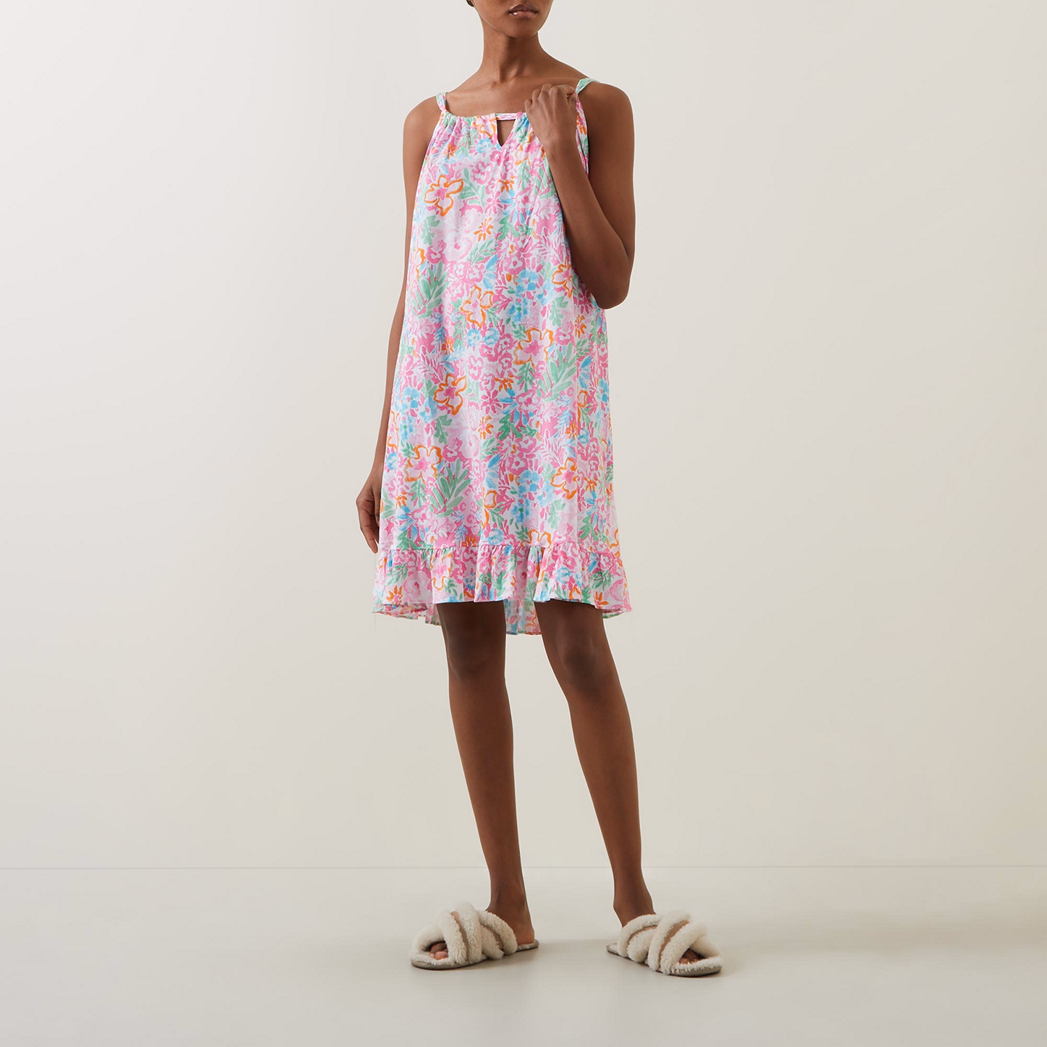 Floral Print Chemise