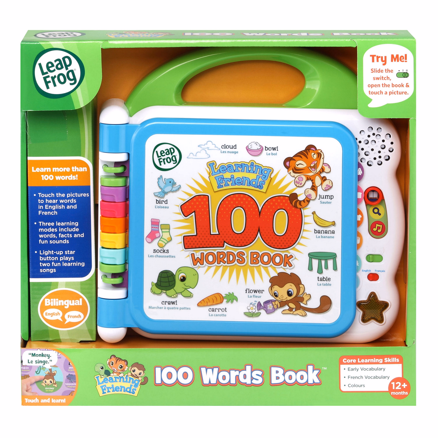 Learning Friends 100 Words Book Toy