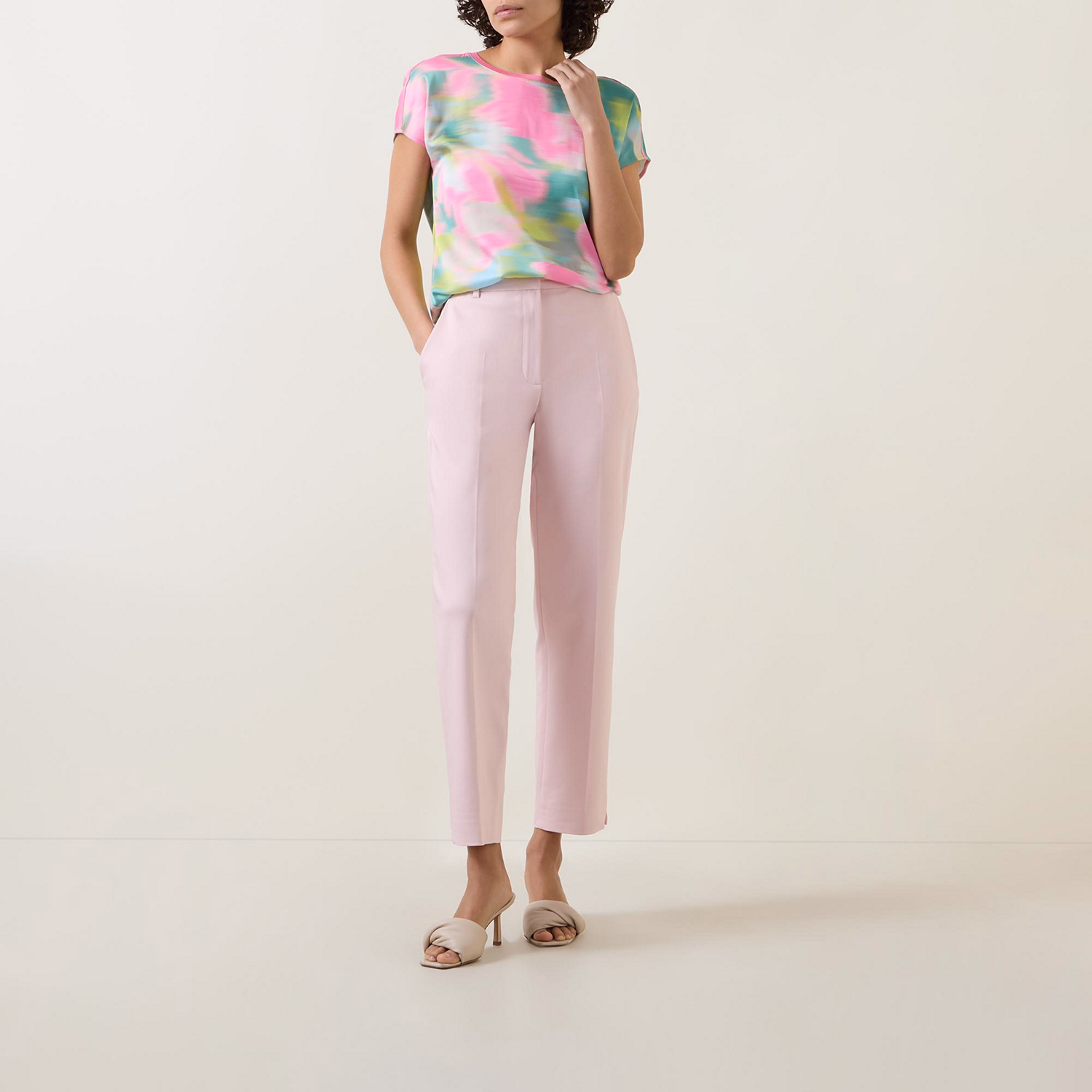 Slim-Leg Suit Trousers