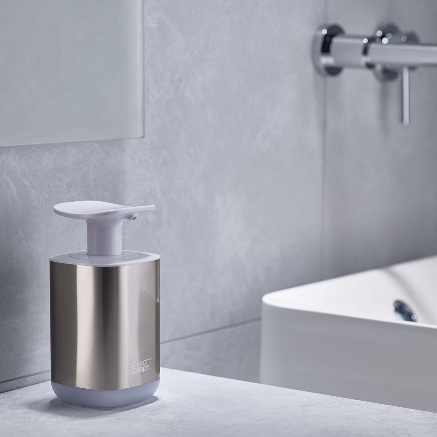 Presto? Steel Hygienic Soap Dispenser White