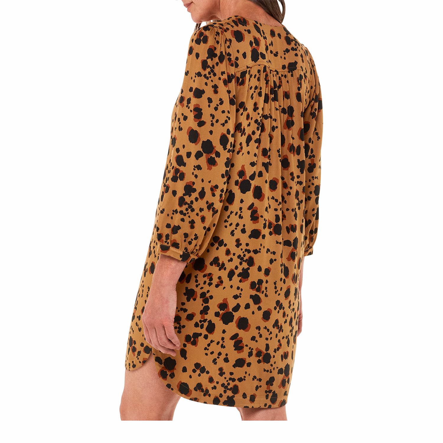 Striking Leopard Print Dress
