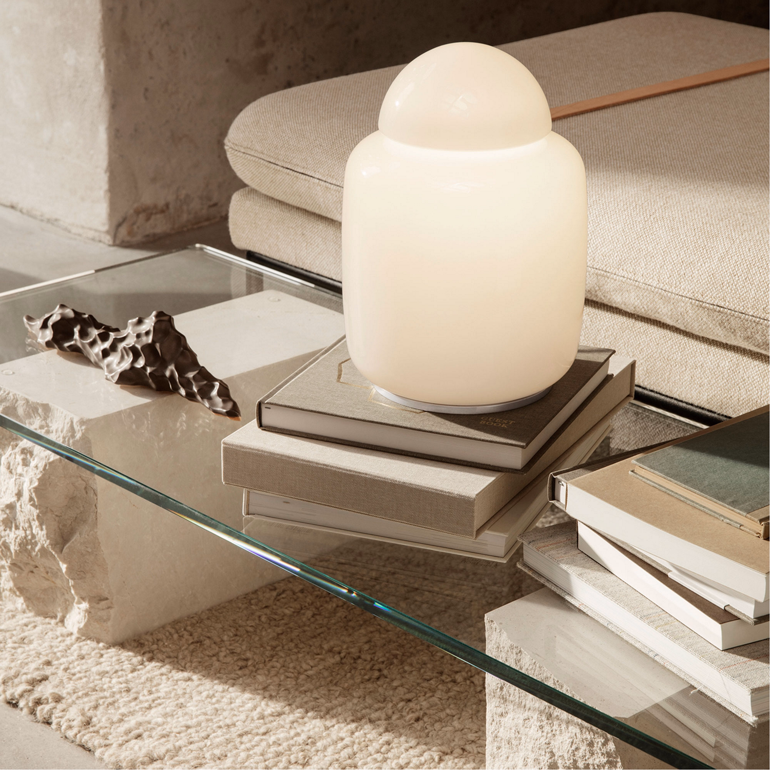 Bell Table Lamp - White