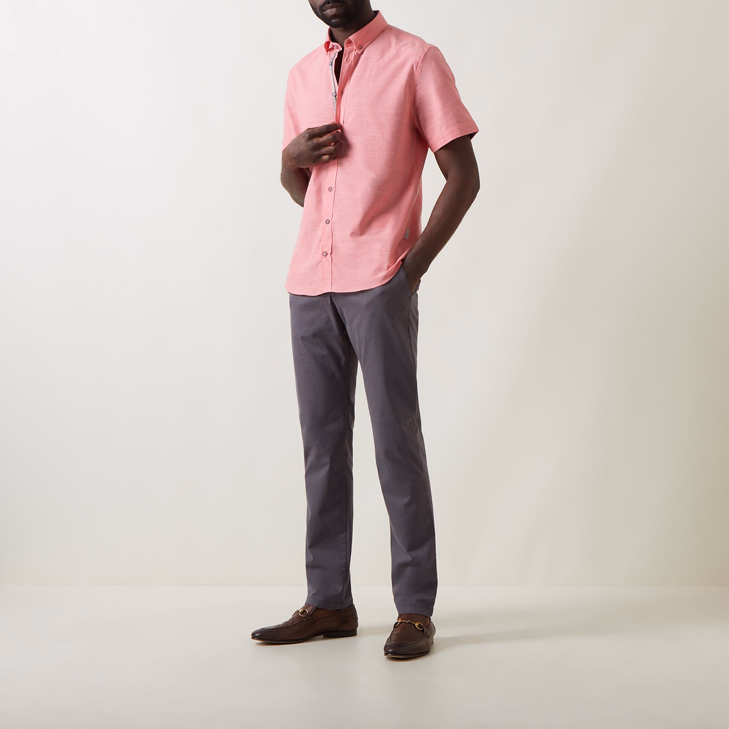 Satin Stretch Chinos