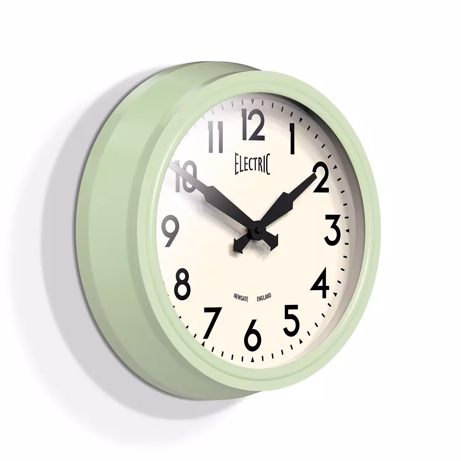 Electric Wall Clock Neo Mint
