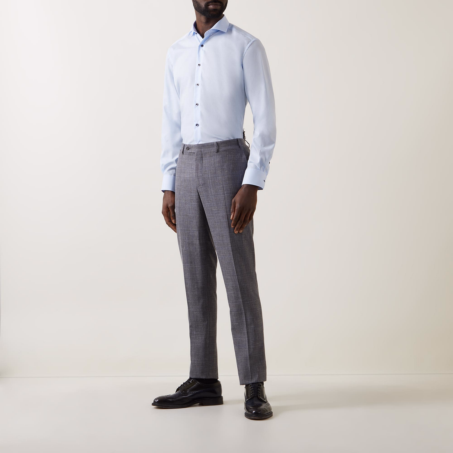 Twill Single-Cuff Formal Shirt