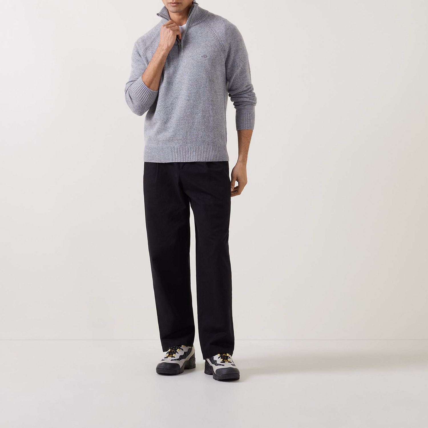 Raglan Half-Zip Sweater