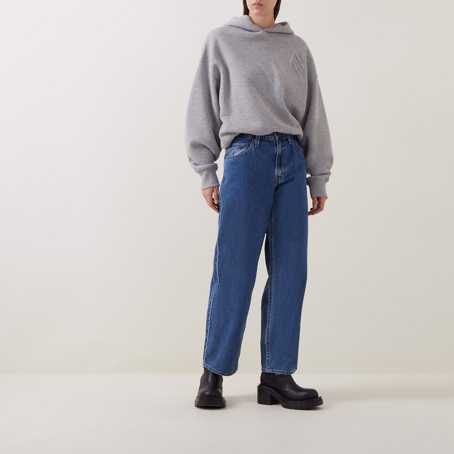 Baggy Dad Straight Leg Jeans