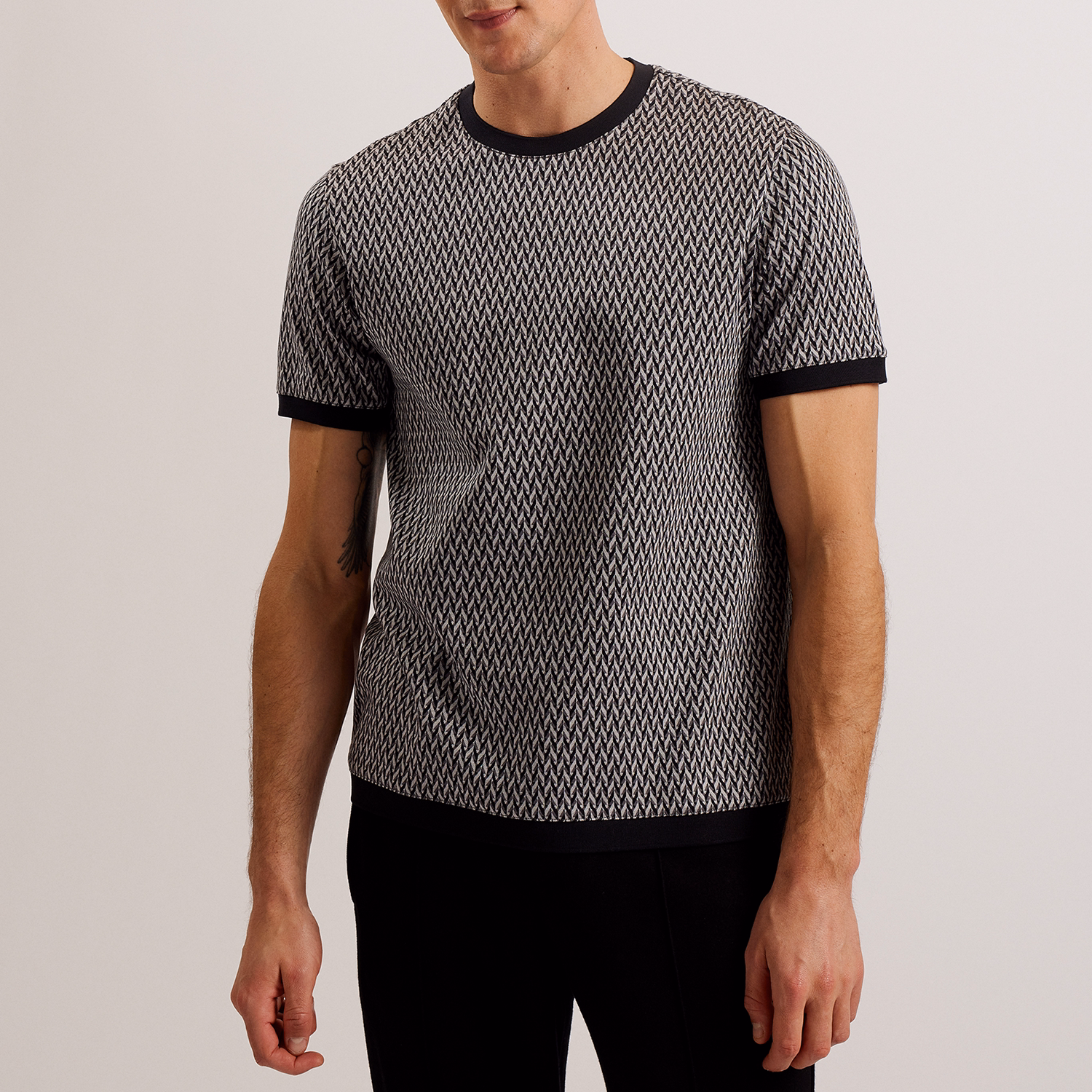 Finity Jacquard Regular T-Shirt