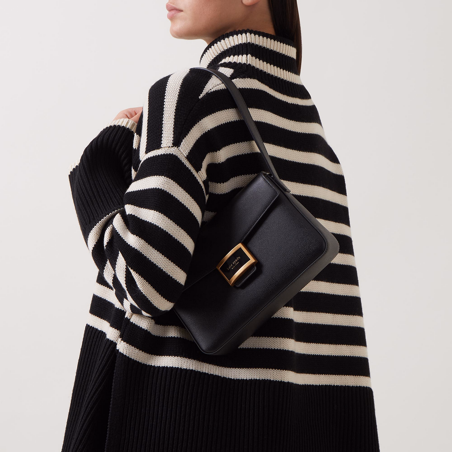 Katy Plaque Shoulder Bag