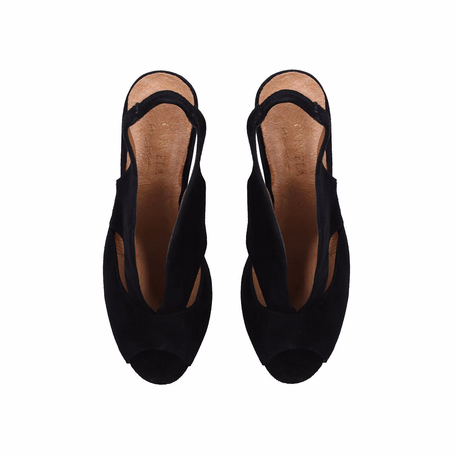 Arabella Suede Heeled Sandals