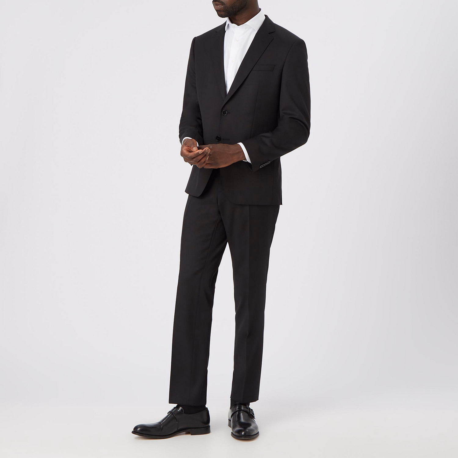 Single-Breasted Wool Jacket