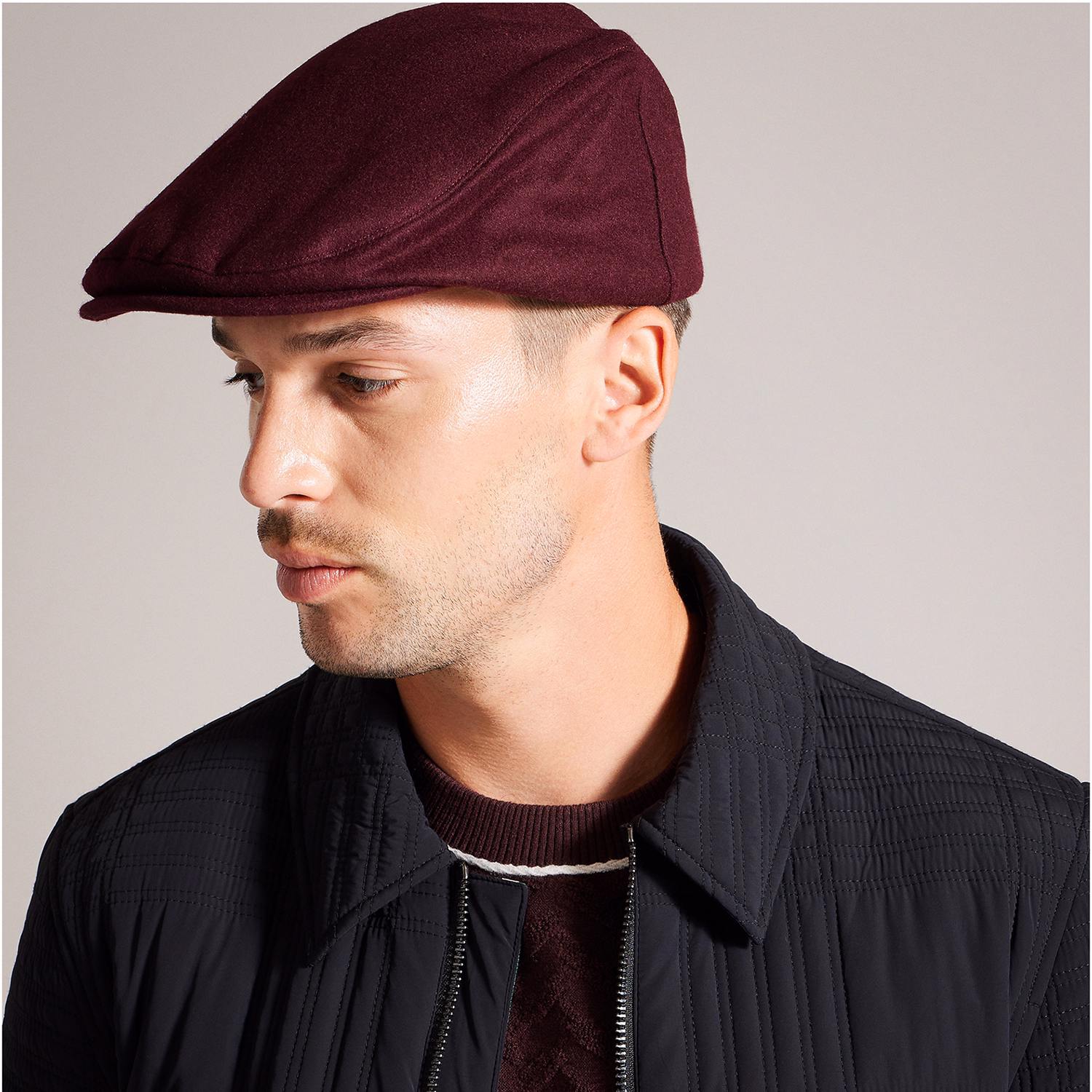 Arrone Woollen Flat Cap
