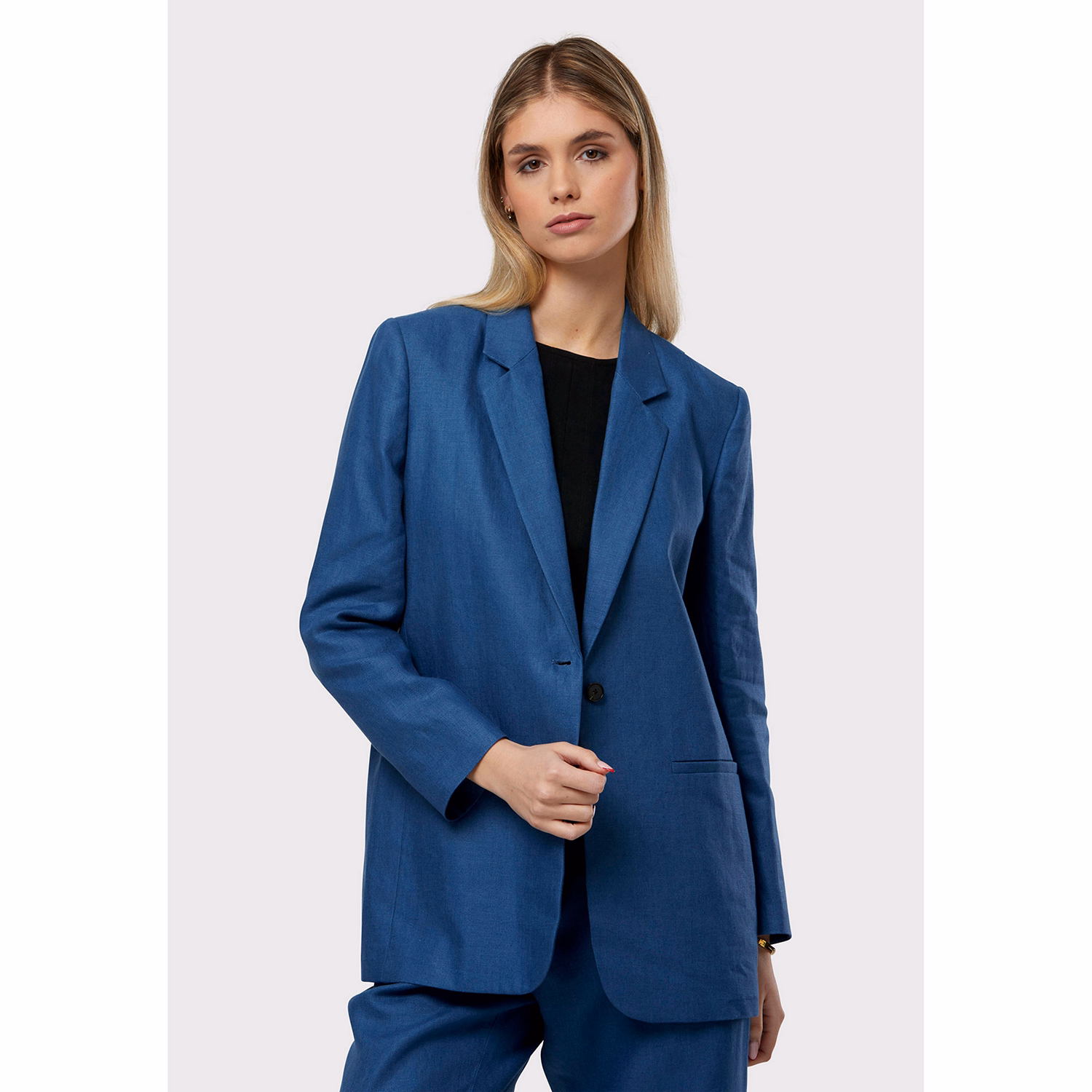 Cassie Single-Breasted Oversized Blazer