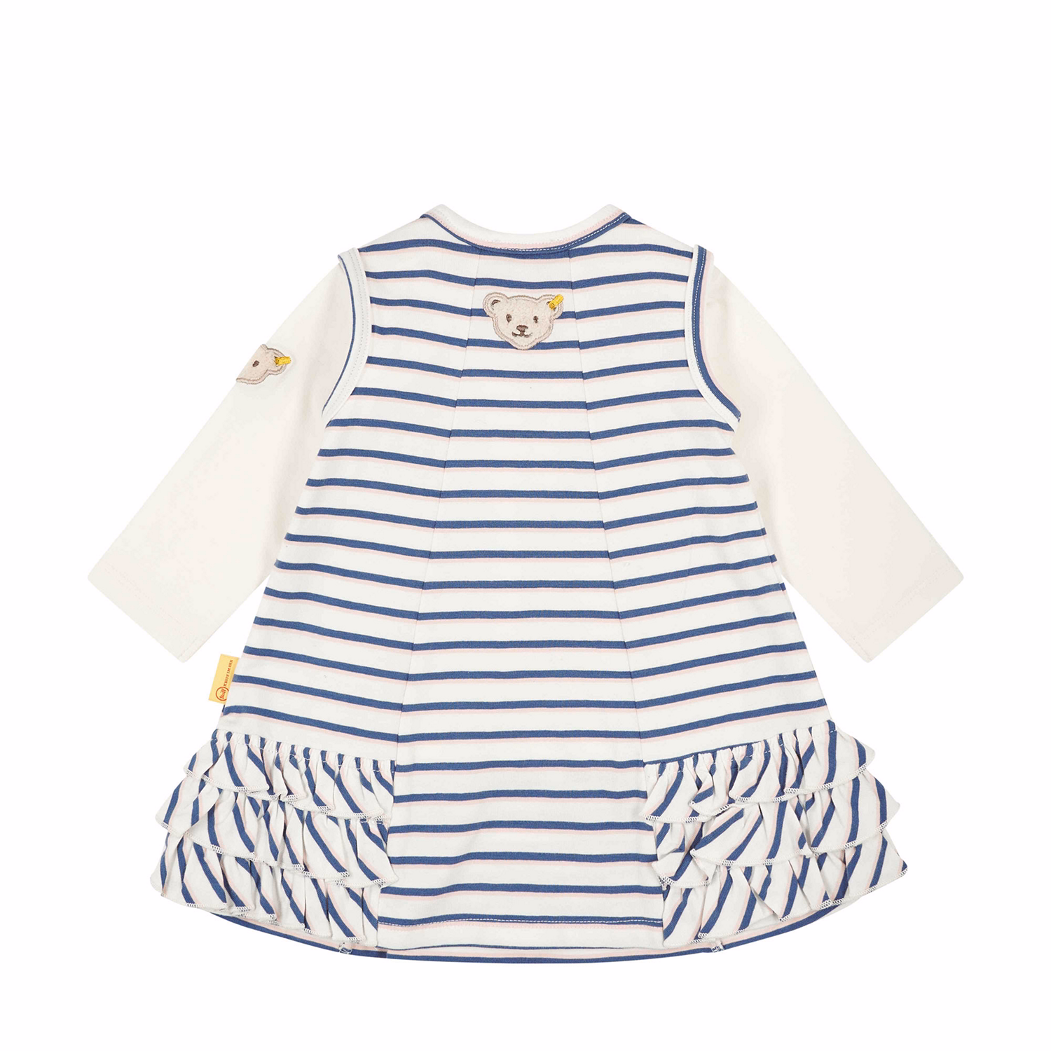 Striped Dress And T-Shirt Set