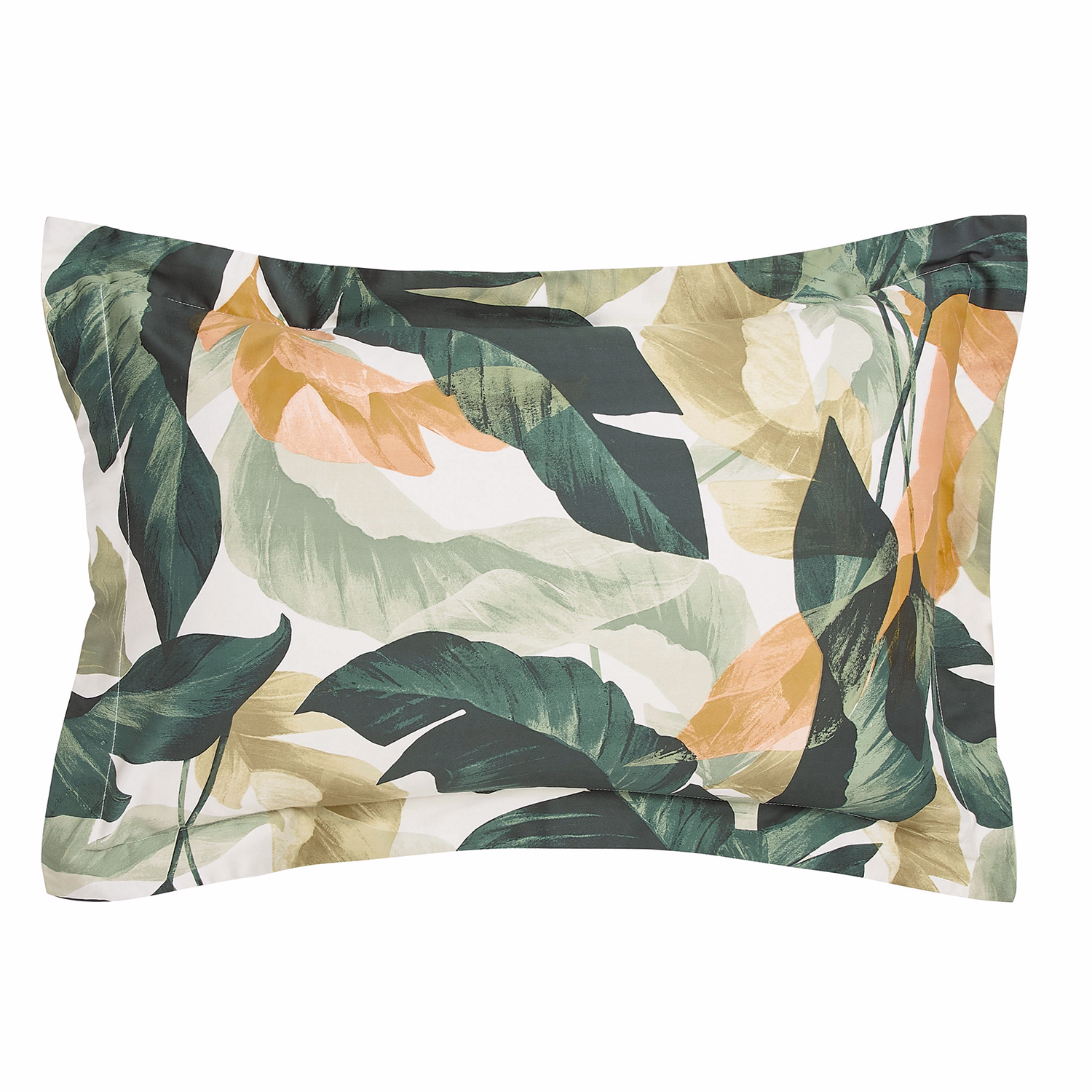 Urban Forager Oxford Pillowcase Basil