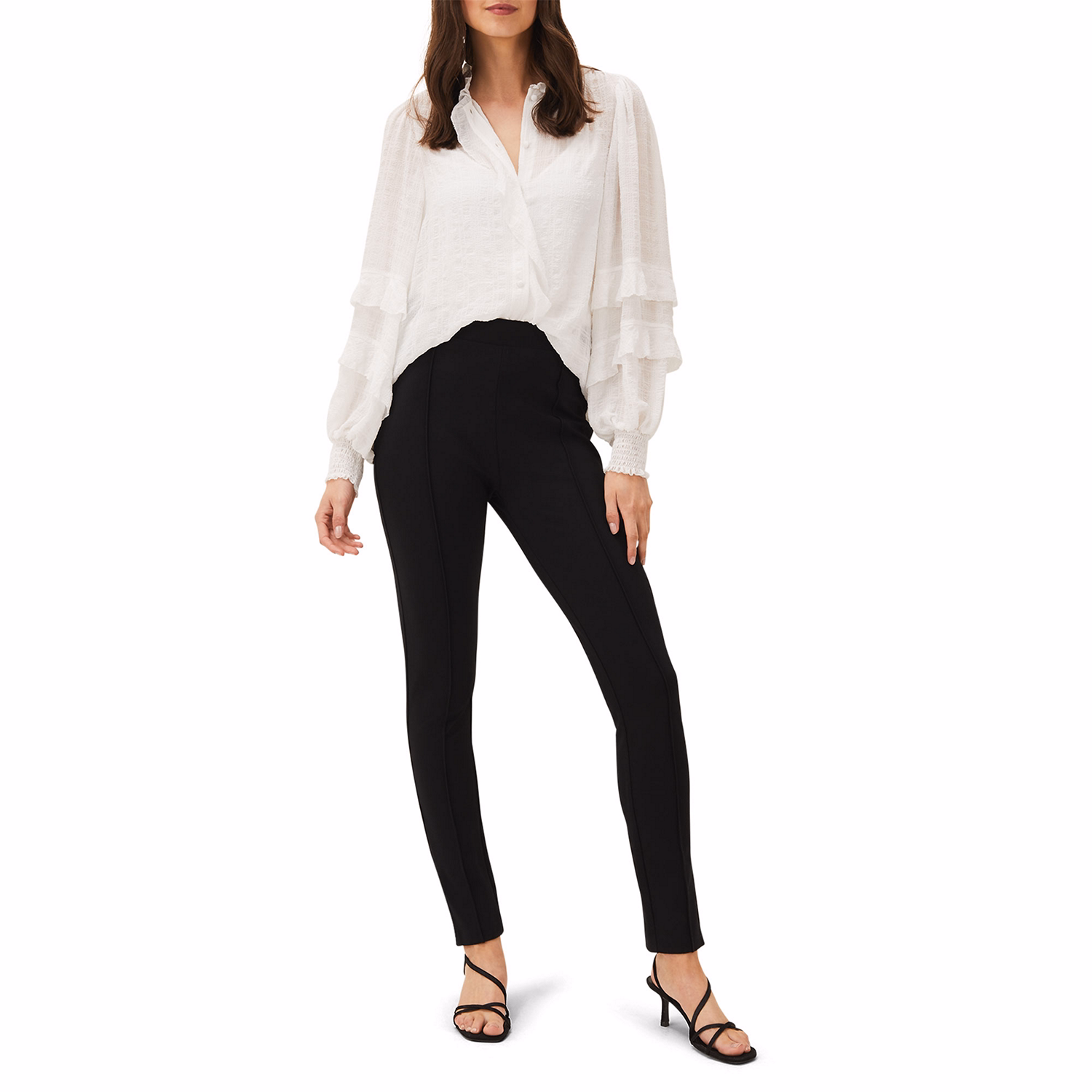 Sabrina Zip Hem Ponte Trousers