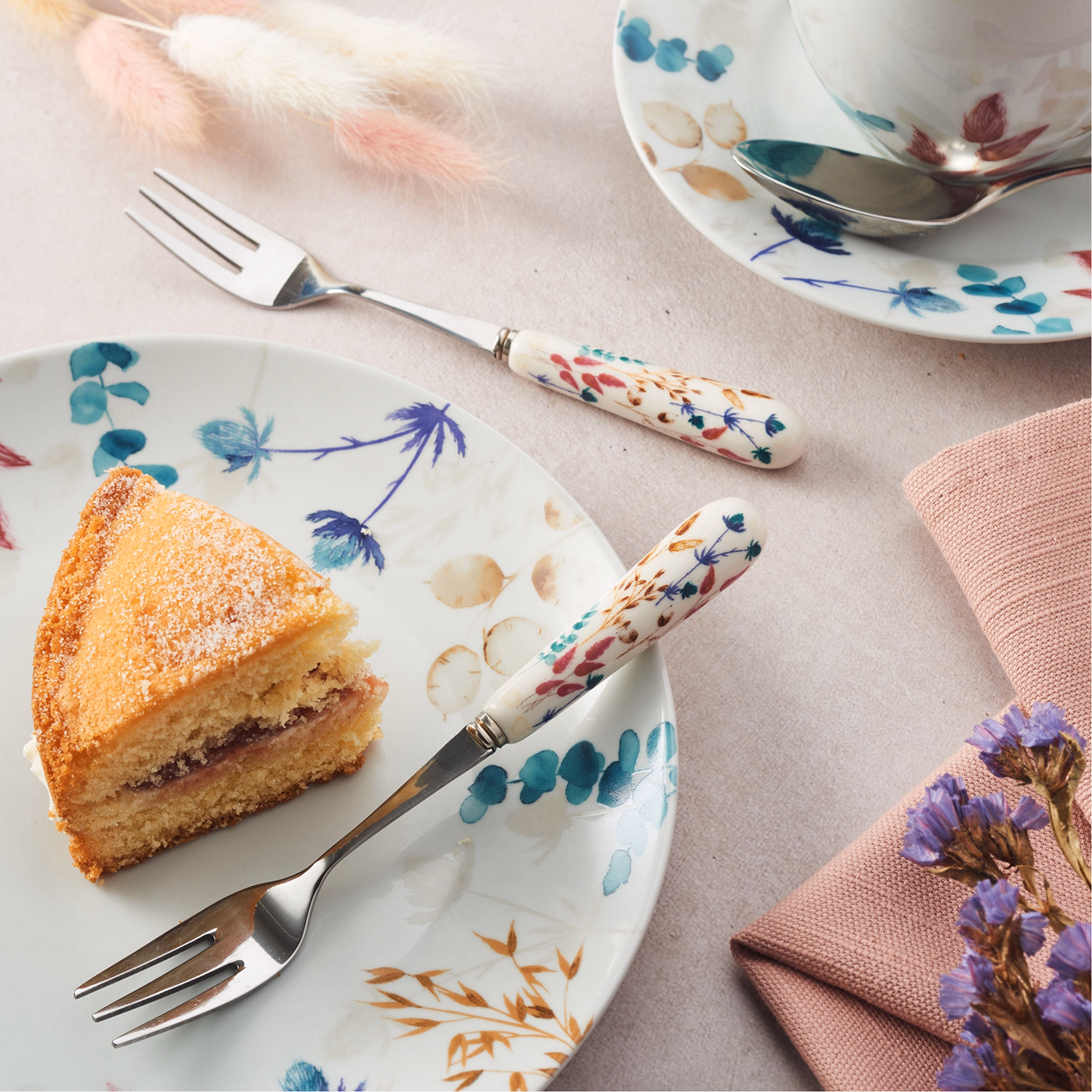 Meadow Set of Four Cake Forks