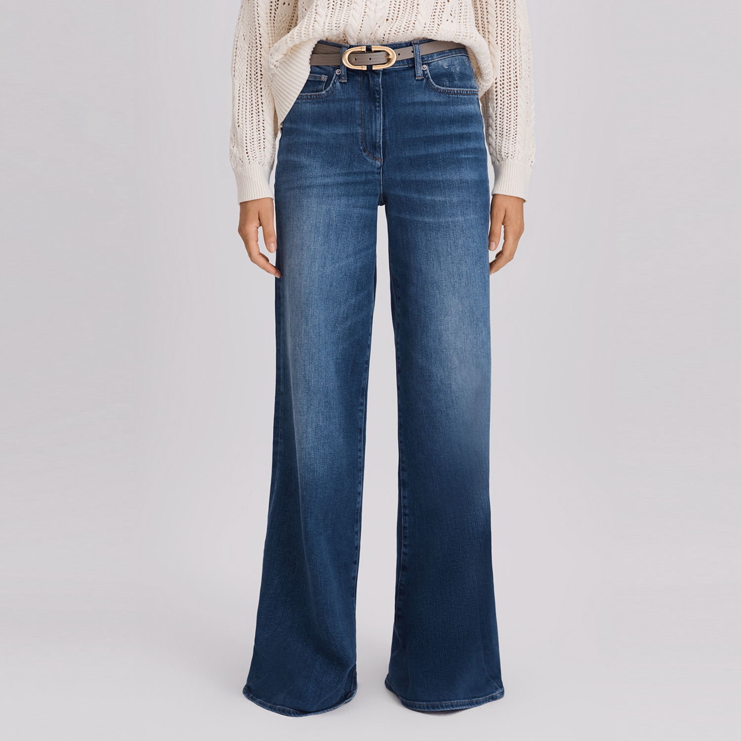 America Wide-Leg Denim Jeans