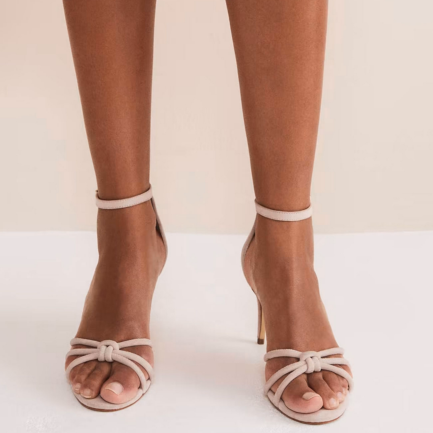 Suede Heeled Sandals