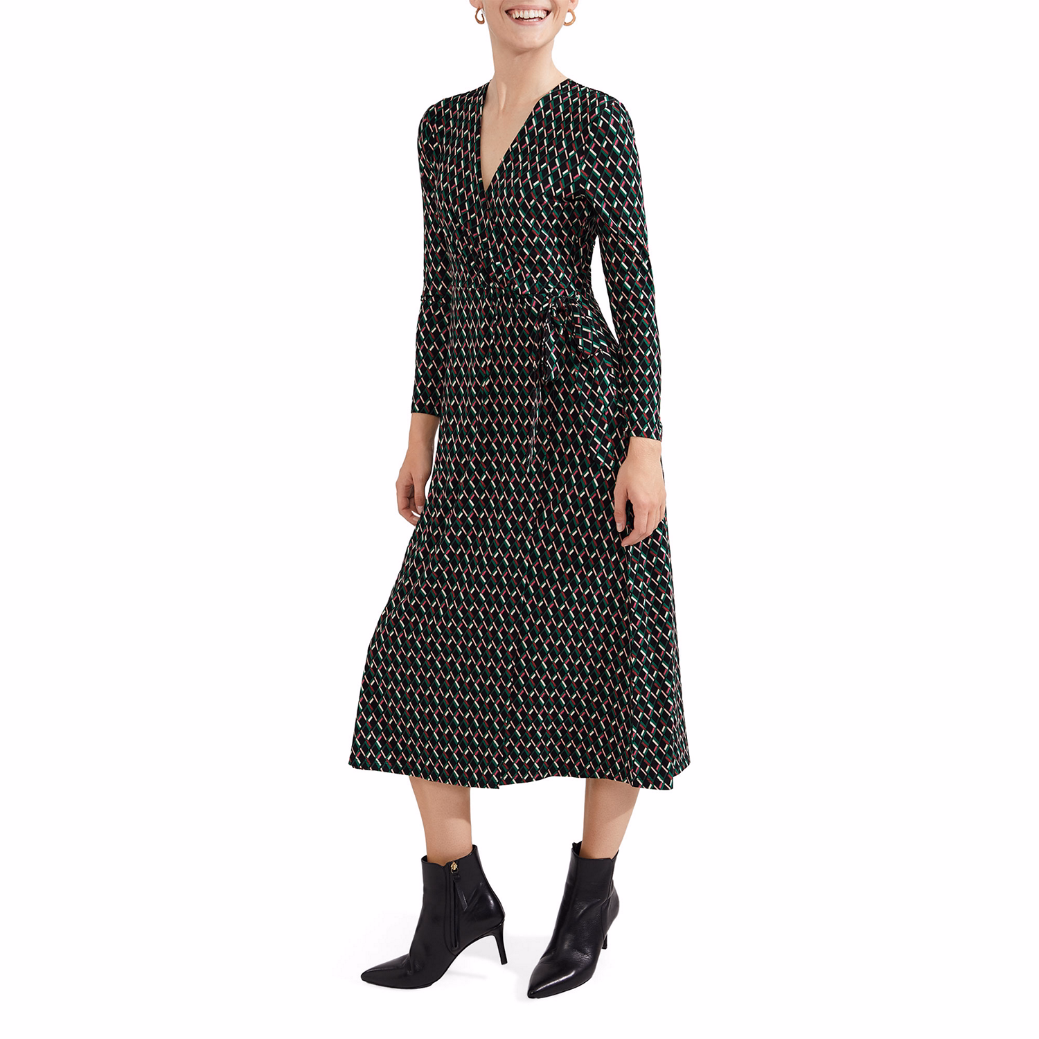 Katalina Geometric Printed Dress