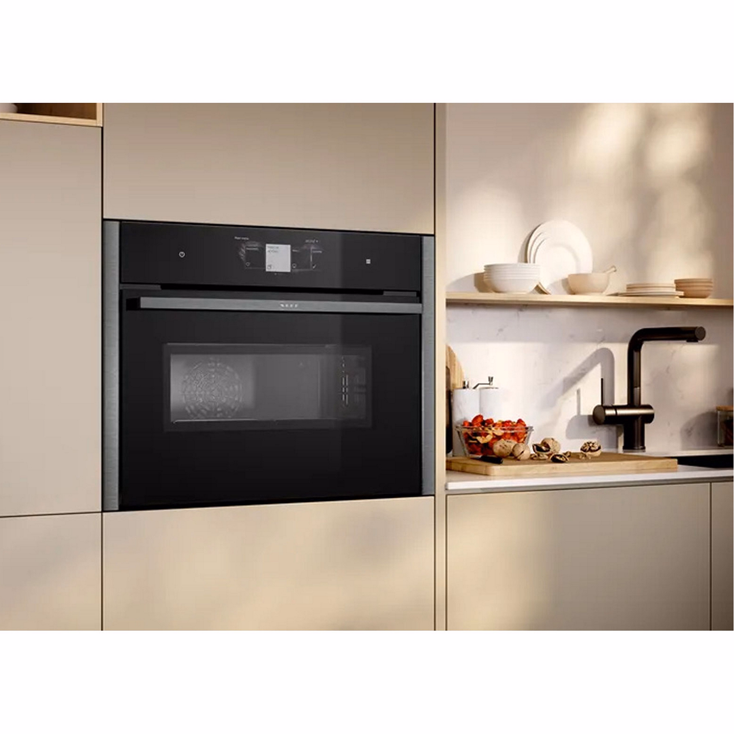 N90 Compact Oven with Microwave, Graphite