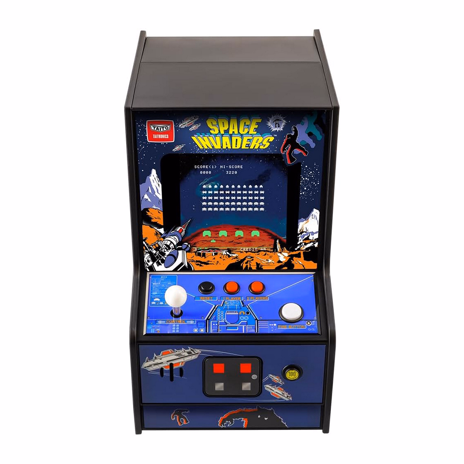 6.75	" Retro Space Invaders