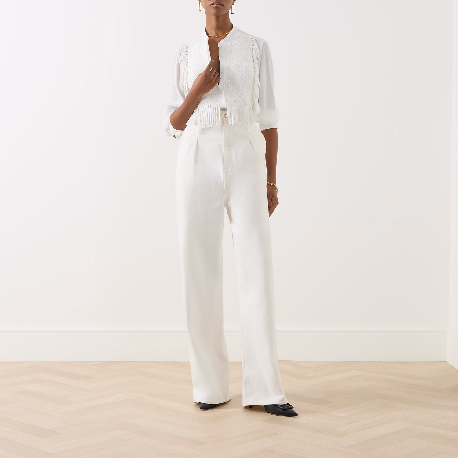 Sigma Fringe-Embellished Shirt