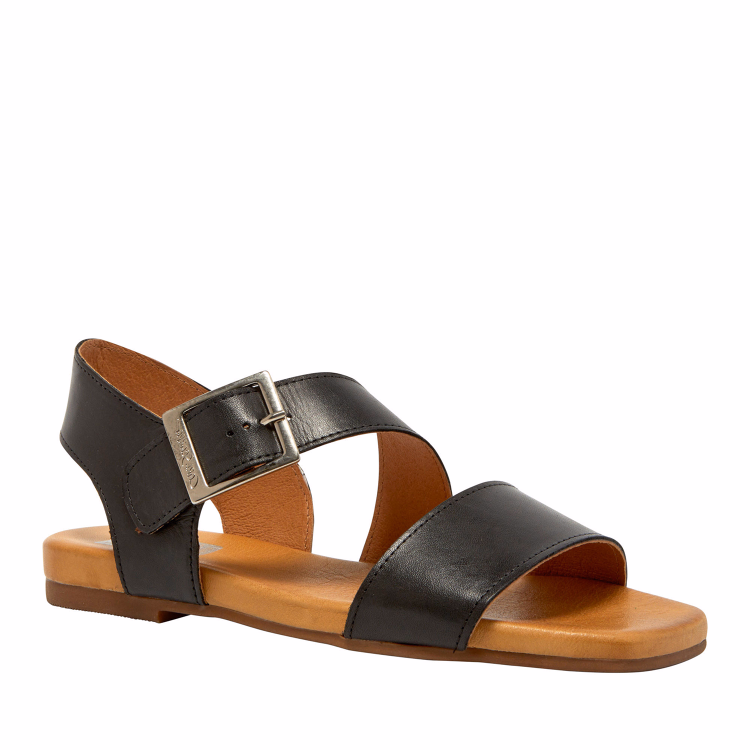 Vicenza Leather Flat Sandals