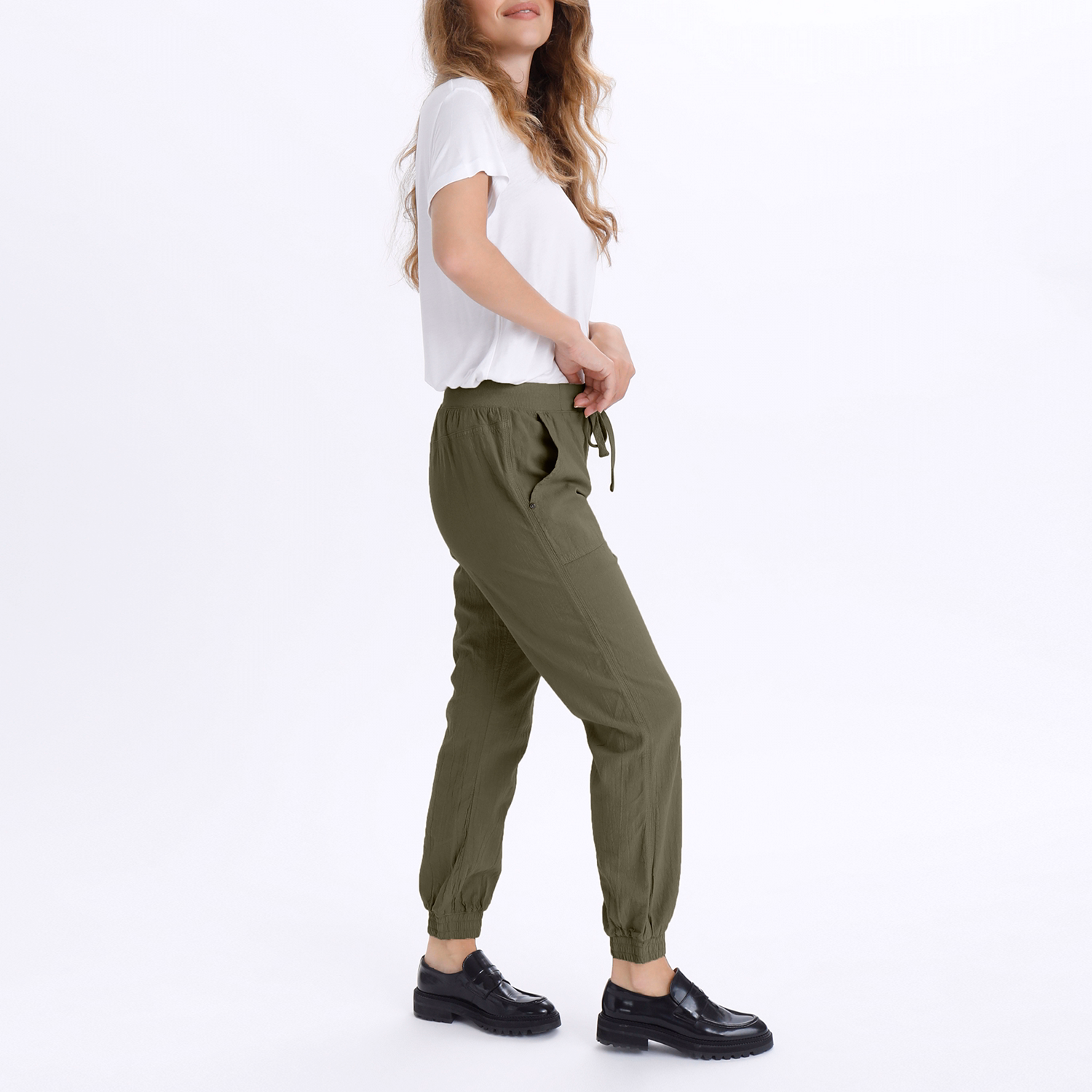 Naya Drawstring-Waist Joggers