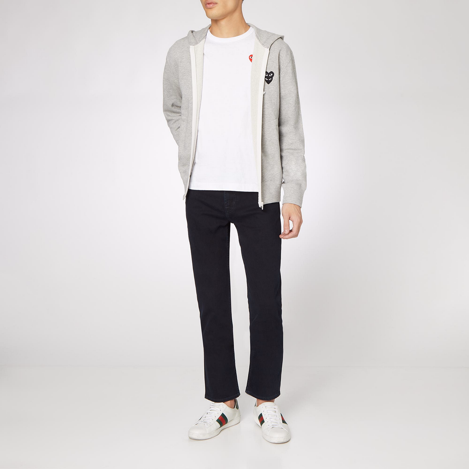 Slimmy Luxe Performance Mid Rise Slim Fit Jeans