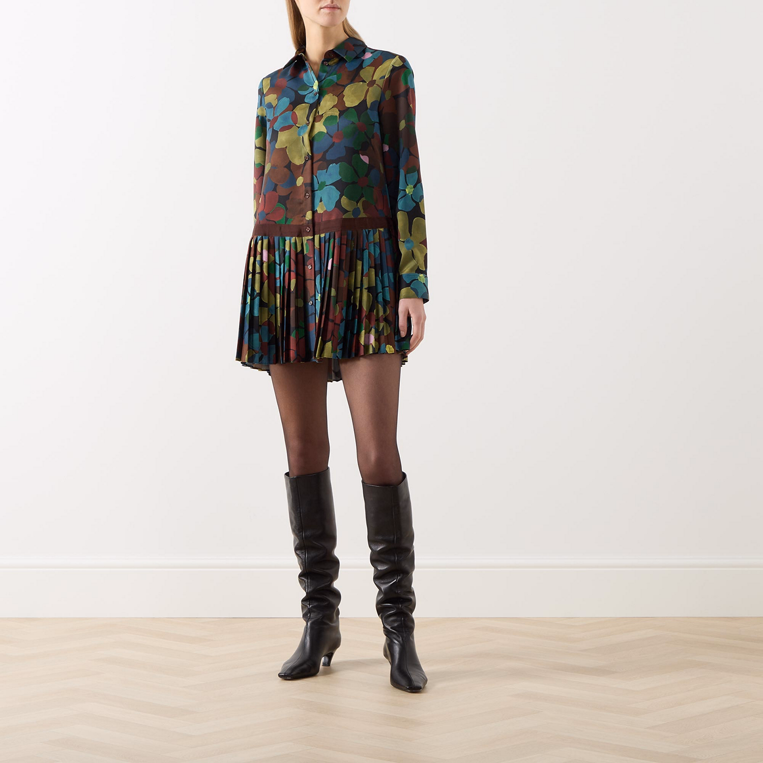 Lince Printed Skater Dress