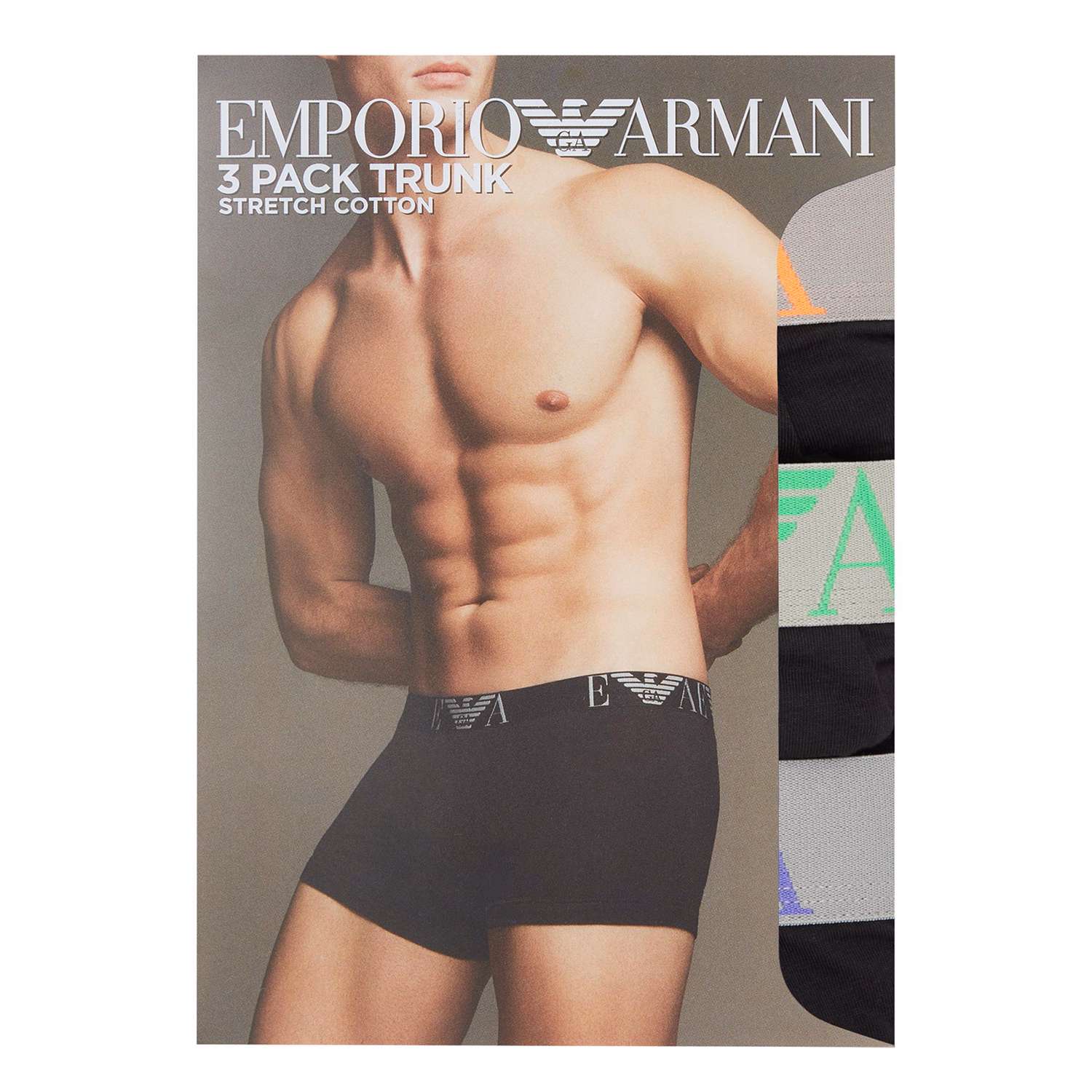 Three-Pack Bold Monogram Boxers