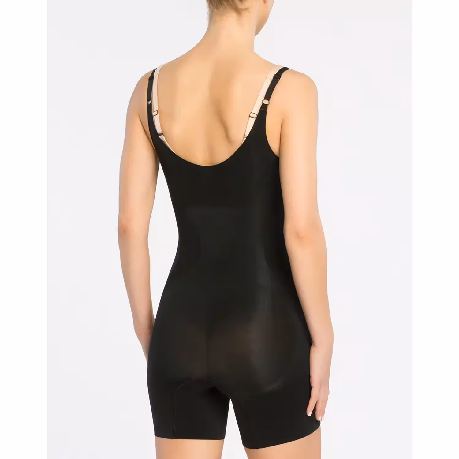 OnCore Firm Control Open-Bust Mid-Thigh Bodysuit